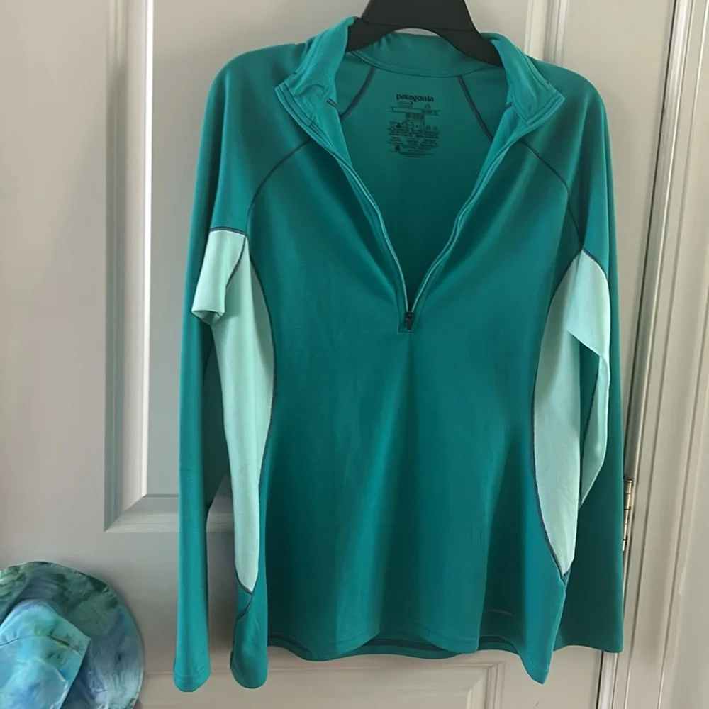 Patagonia Capilene Midweight Zip-Neck Top L - Picture 5 of 6
